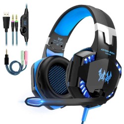 AURICULARES GAMING CON CABLE Y LUCES